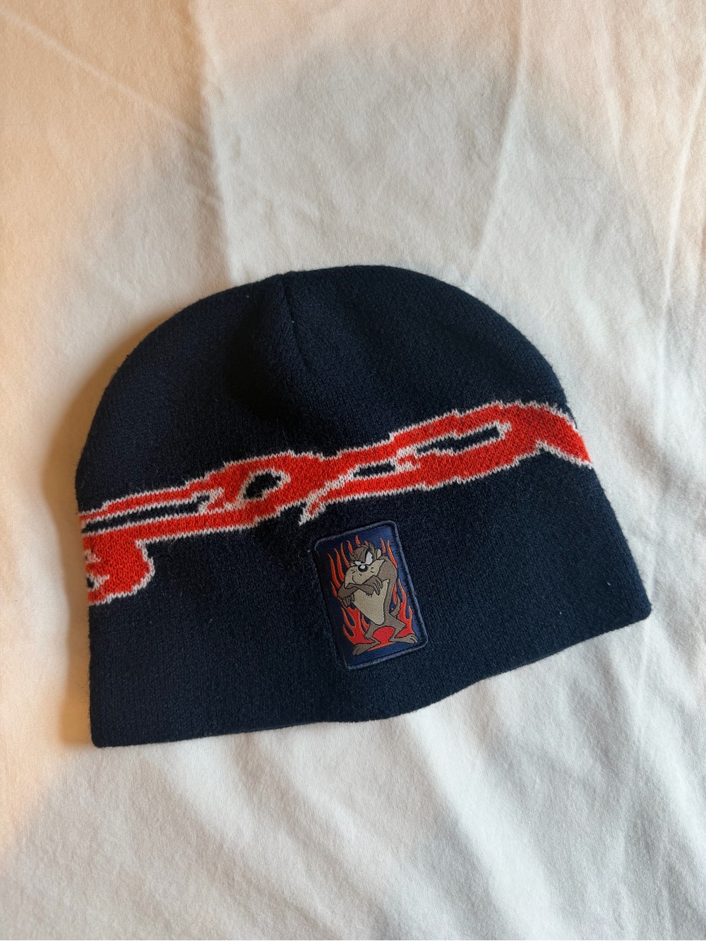 Vintage Looney Tunes Beanie Navy/Orange